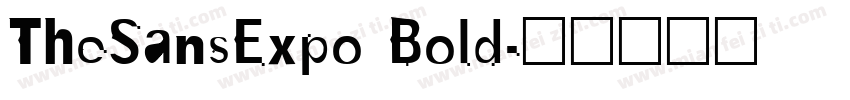 TheSansExpo Bold字体转换